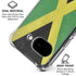 Jamaica Flag Distressed Google Pixel 9a Clear Case